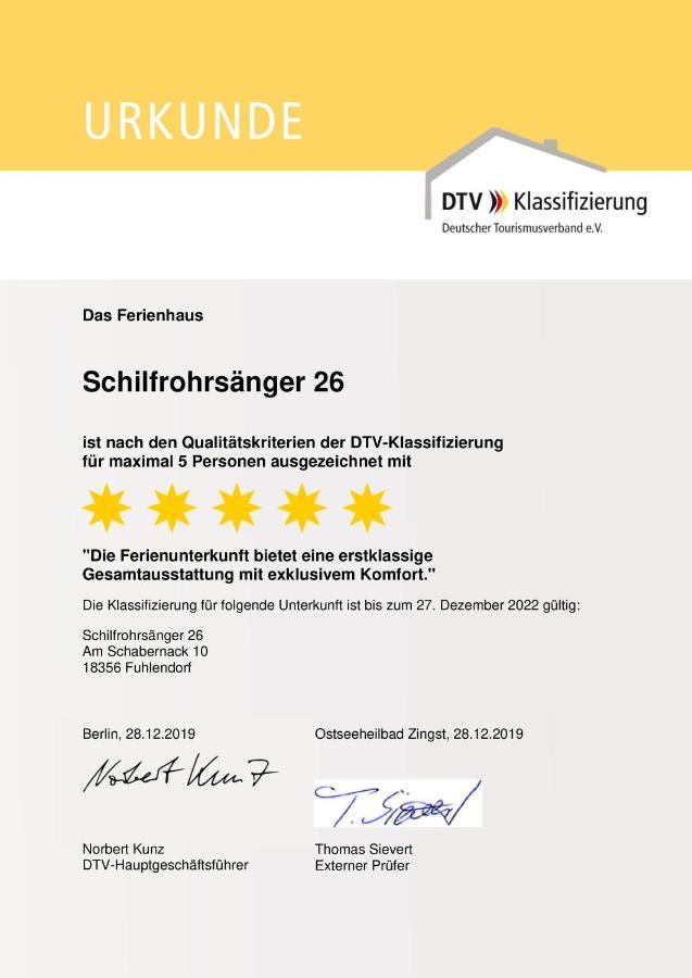 Ferienhaus Schilfrohrsaenger 26 Fuhlendorf  Luaran gambar
